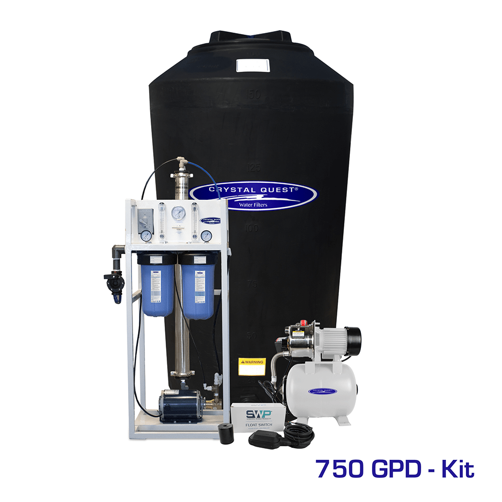 Crystal Quest Mid-Flow Commercial Reverse Osmosis System, 500-7,000 GPD