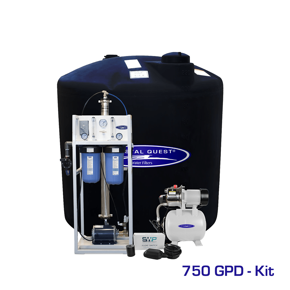 Crystal Quest Mid-Flow Commercial Reverse Osmosis System, 500-7,000 GPD