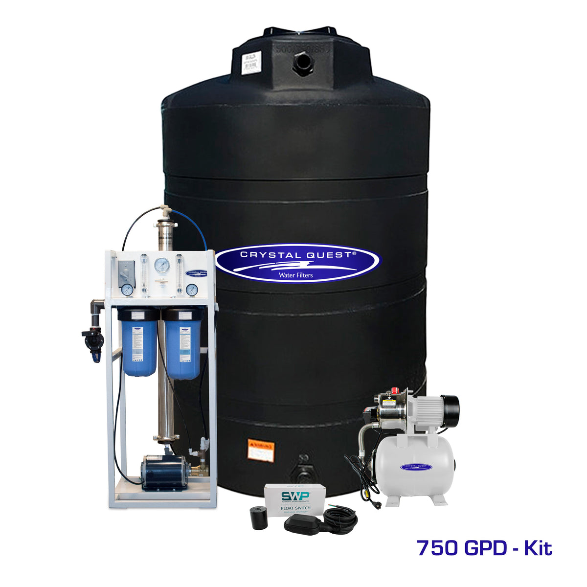 Crystal Quest Mid-Flow Commercial Reverse Osmosis System, 500-7,000 GPD