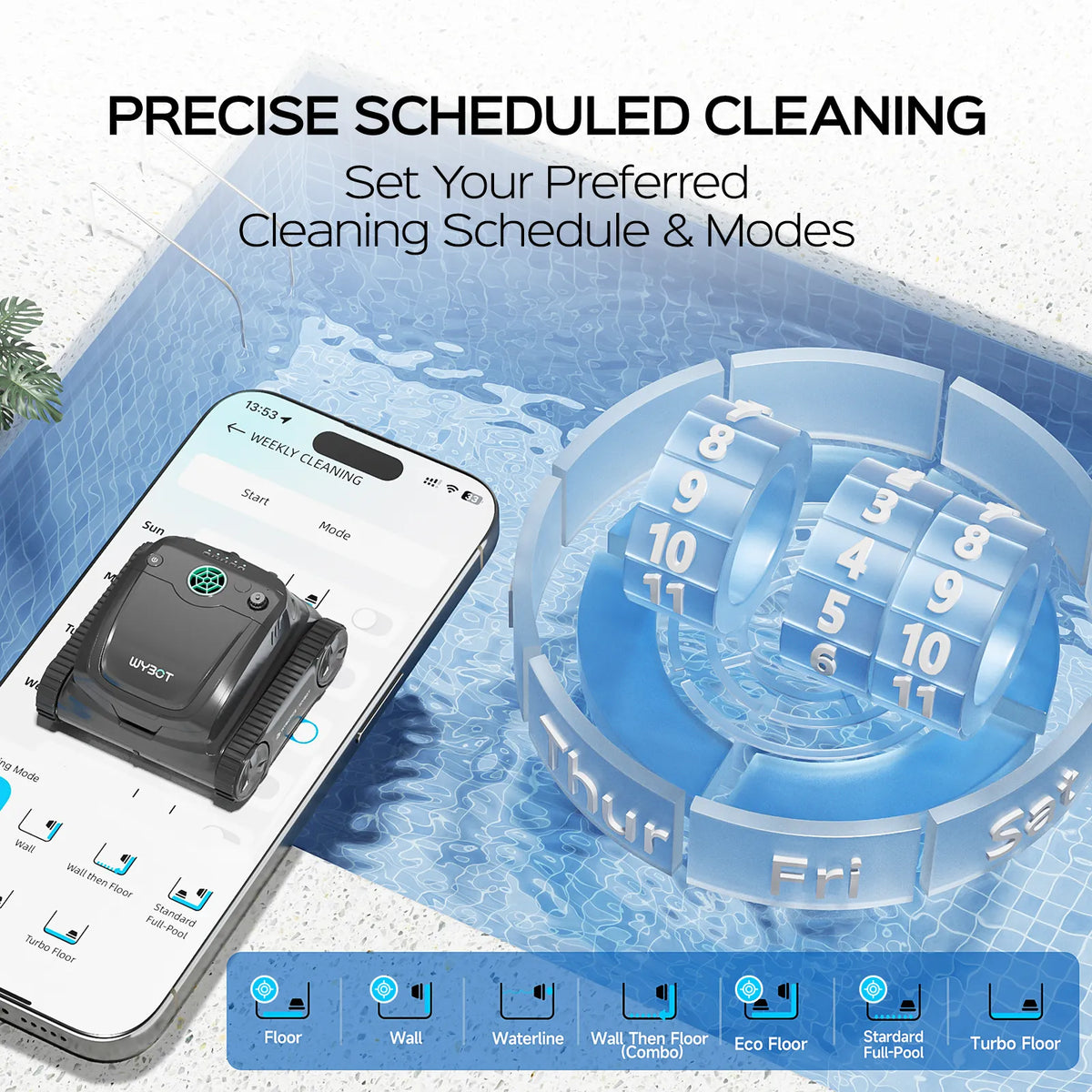 WYBOT S2 Solar Vision Robotic Pool Cleaner - product image 5