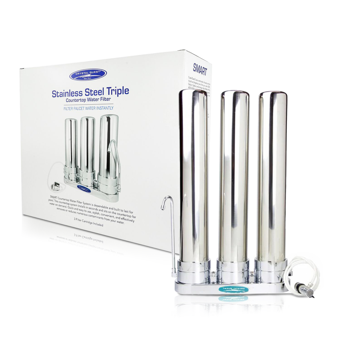 Crystal Quest Countertop Water Filtration System, 80,000 Gallon