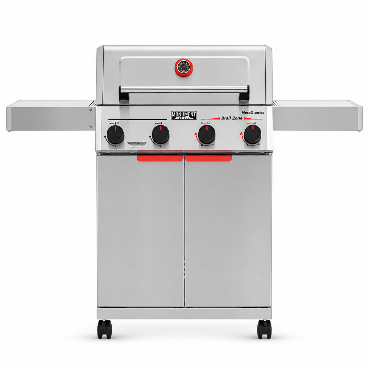 Monument Grills Mesa II 410BZ Series | 4 Burner Propane Gas Grill in Stainless Steel