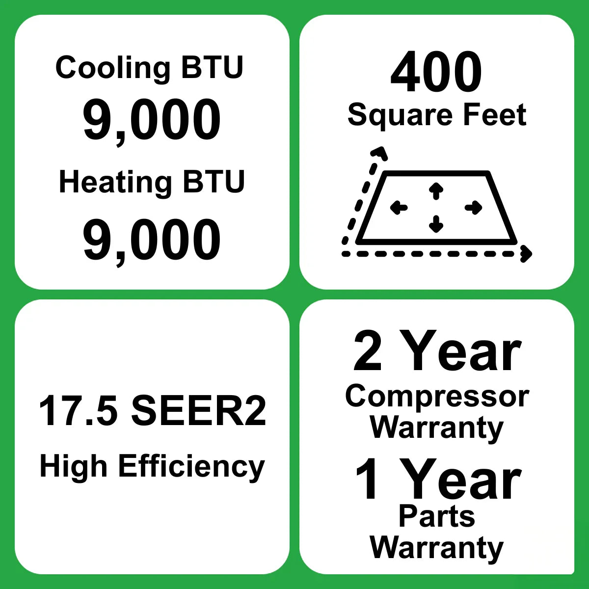 MRCOOL DIY Select 9K 9,000 BTU 17.5 SEER2 Single Zone Mini Split System with 11.5 ft. DIY Line Set - R454B - 115V