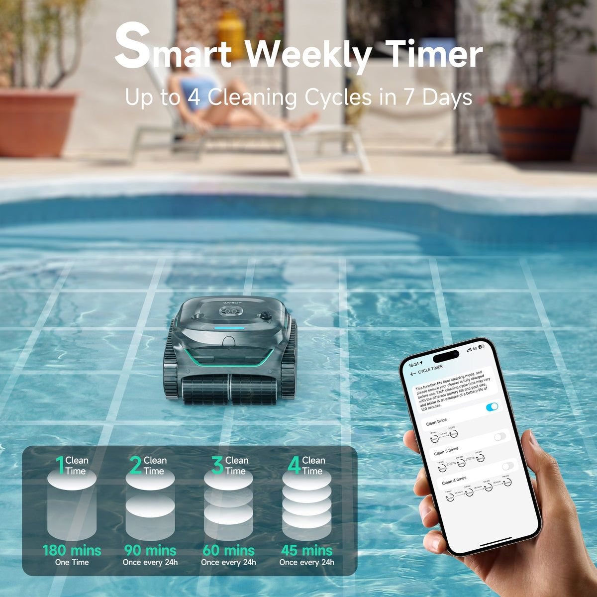 WYBOT C2 Robotic Pool Cleaner - product image 19