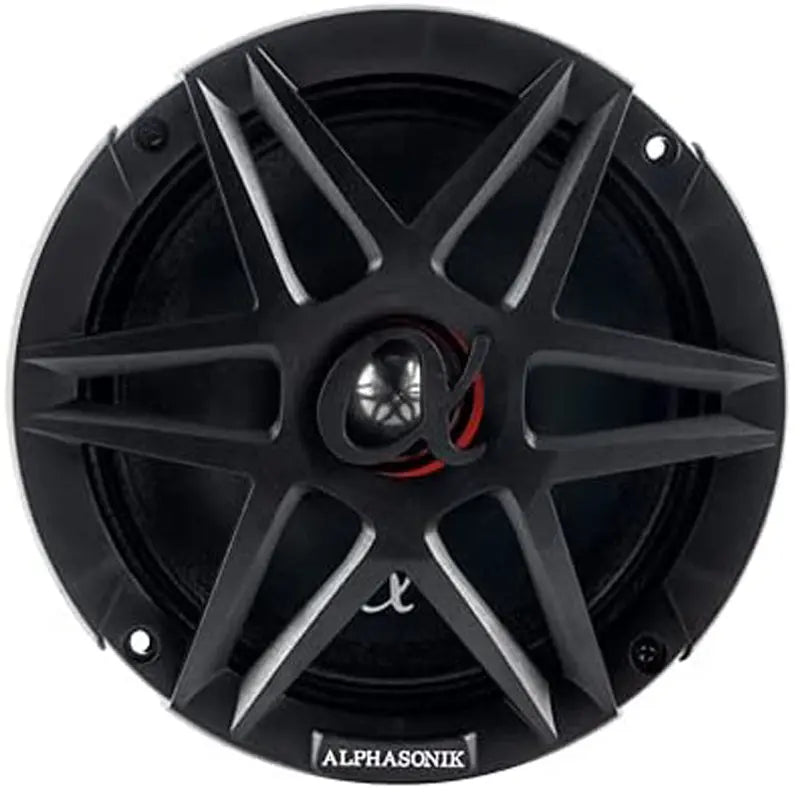 Alphasonik ABM65 DYNAMIS Series 6.5" 600 Watts 4-Ohms Mid Range Speaker (Pair)