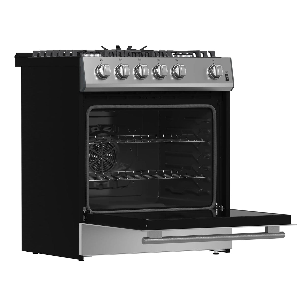 Forno Leonardo Espresso 30-Inch Freestanding Gas Range, Stainless Steel (FFSGS1116-30)