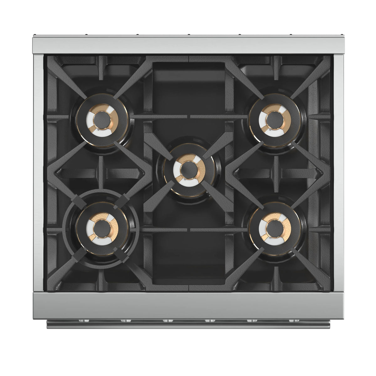 Forno Capriasca 30-Inch Freestanding Gas Range, 5 Burners, 100,000 BTUs, Convection Oven (FFSGS6260-30)
