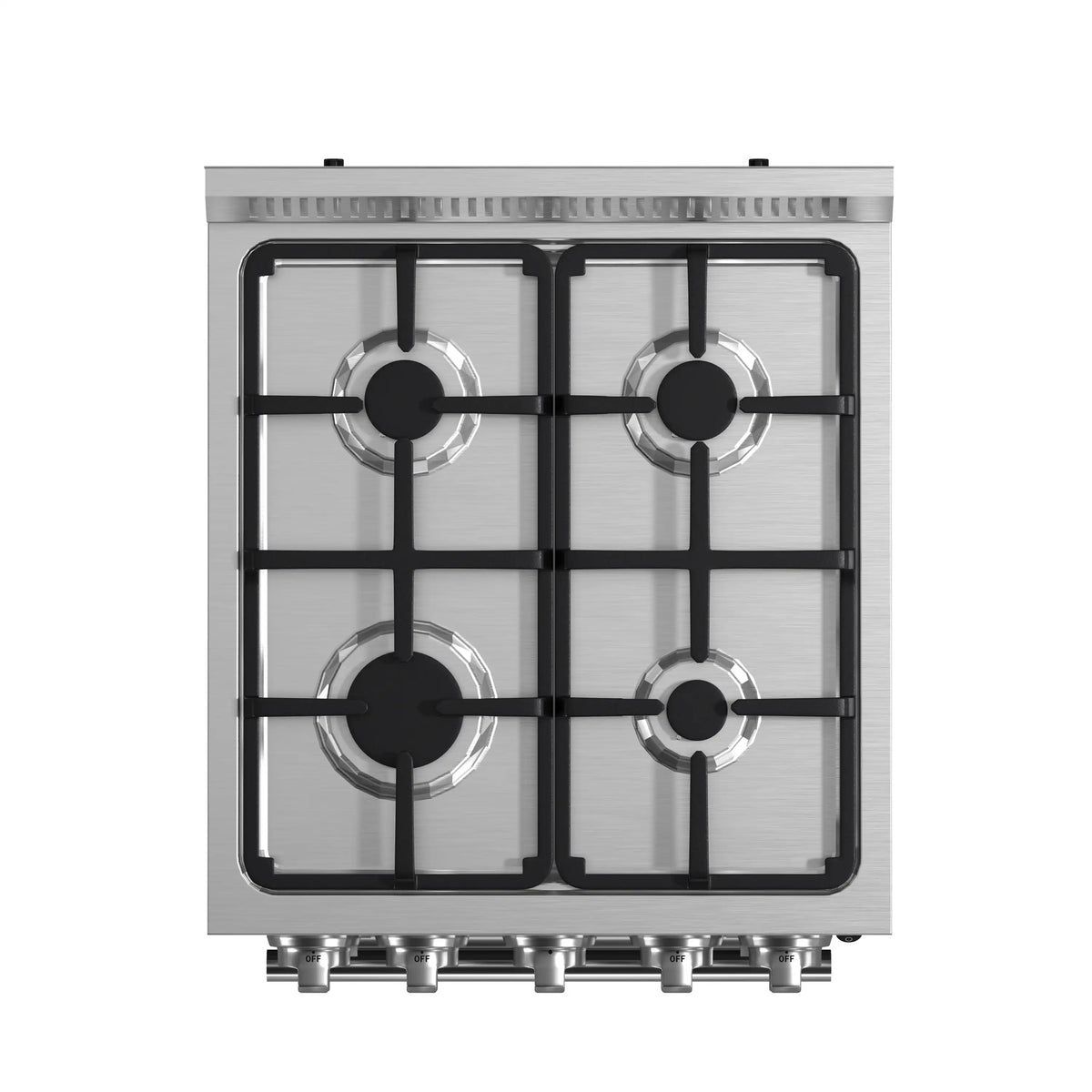 Forno Lamazze 20-Inch Freestanding Gas Range, 4 Burners, 21,200 BTUs, Stainless Steel (FFSGS6265-20)