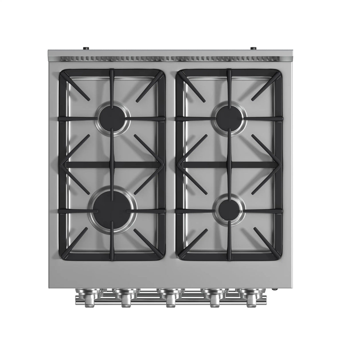 Forno Breno 24-Inch Freestanding Gas Range, 4 Burners, Stainless Steel (FFSGS6272-24)