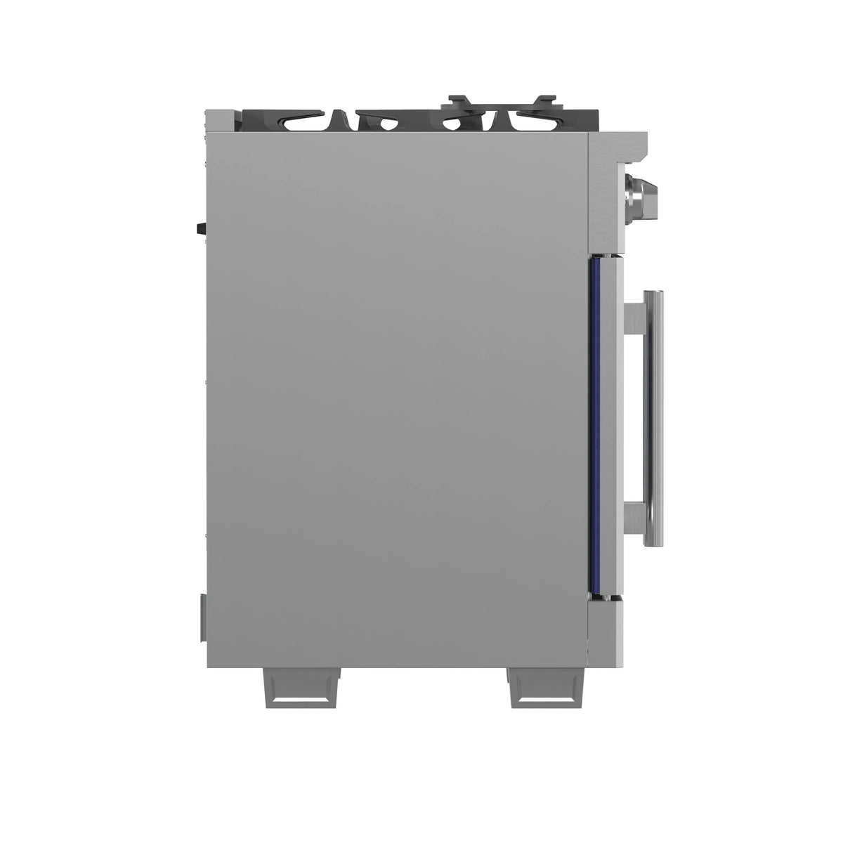 Forno Capriasca 30-Inch Freestanding Gas Range, 5 Gas Burners, 100,000 BTUs, French Door Gas Oven, Stainless Steel (FFSGS6460-30)