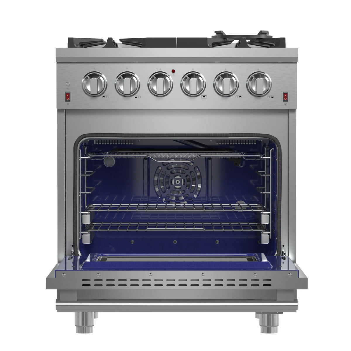 Forno Massimo 30-Inch Freestanding Gas Range, Stainless Steel (FFSGS6239-30)