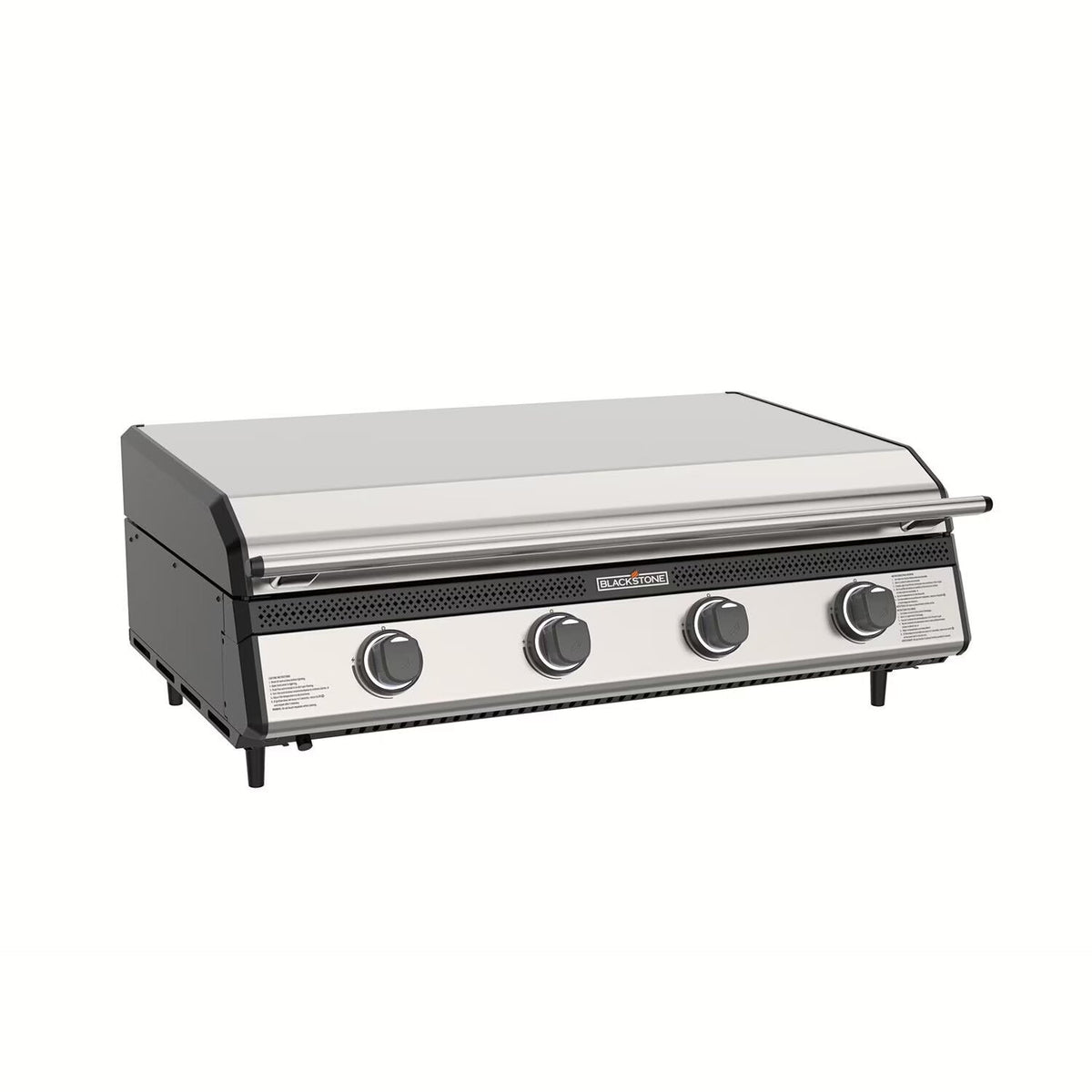 Blackstone 36-Inch Built-In Gas Griddle, 34,000 BTU, 768 Sq. In., Hood, LED Lighting, Propane or Natural Gas, Stainless Steel (130-6331)