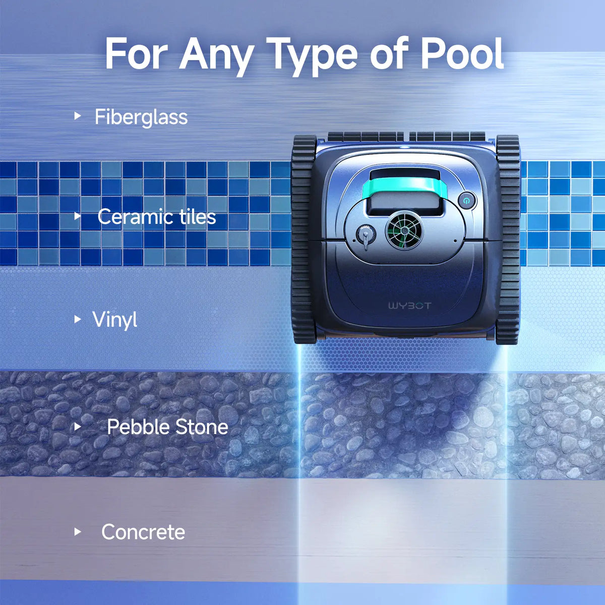 WYBOT C1 Robotic Pool Cleaner - detail 12