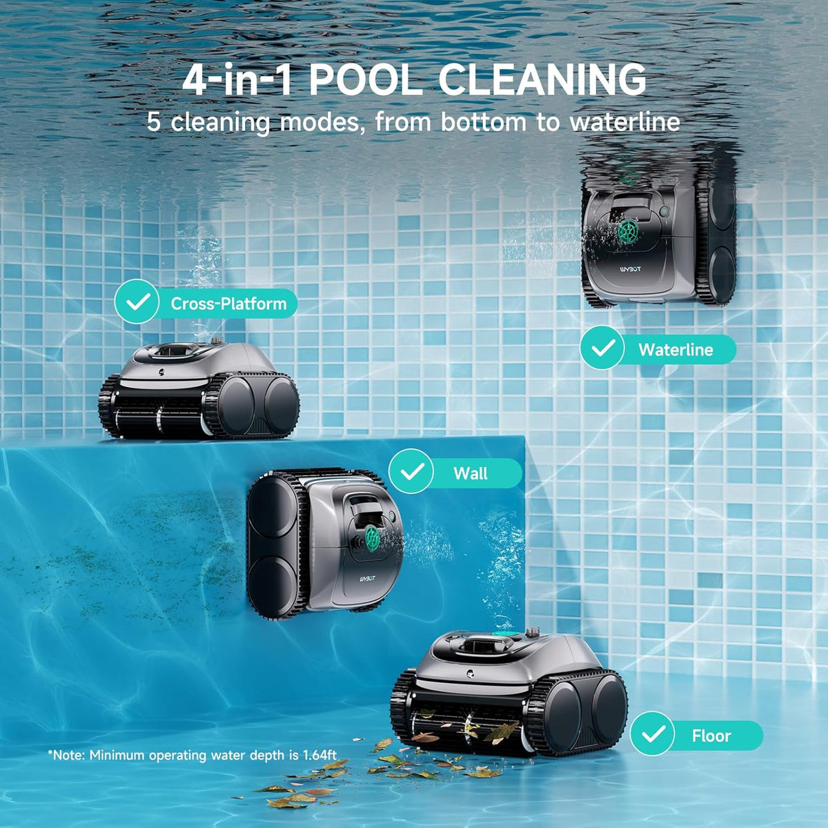 WYBOT C1 Robotic Pool Cleaner - product image 26
