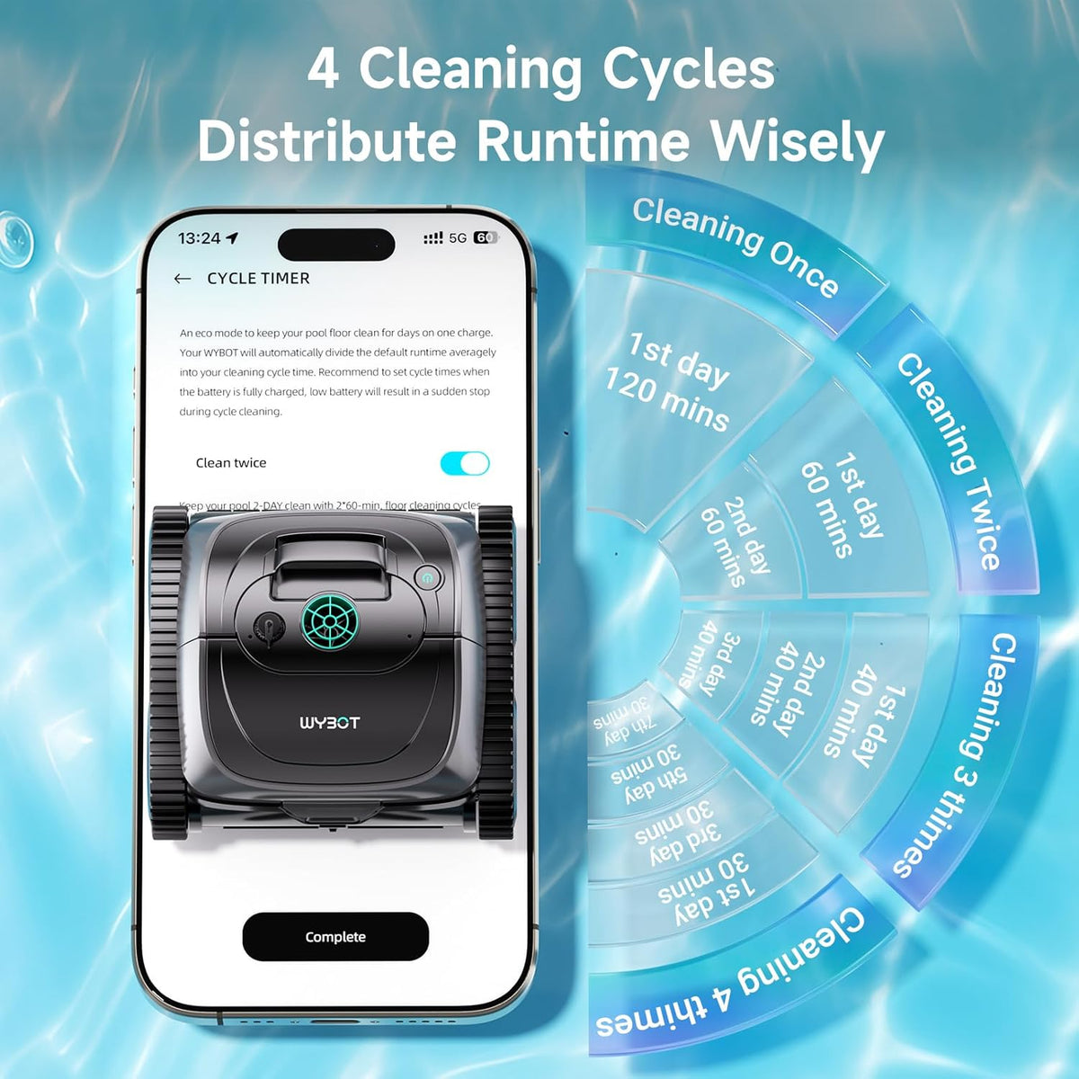 WYBOT C1 Robotic Pool Cleaner - product image 29
