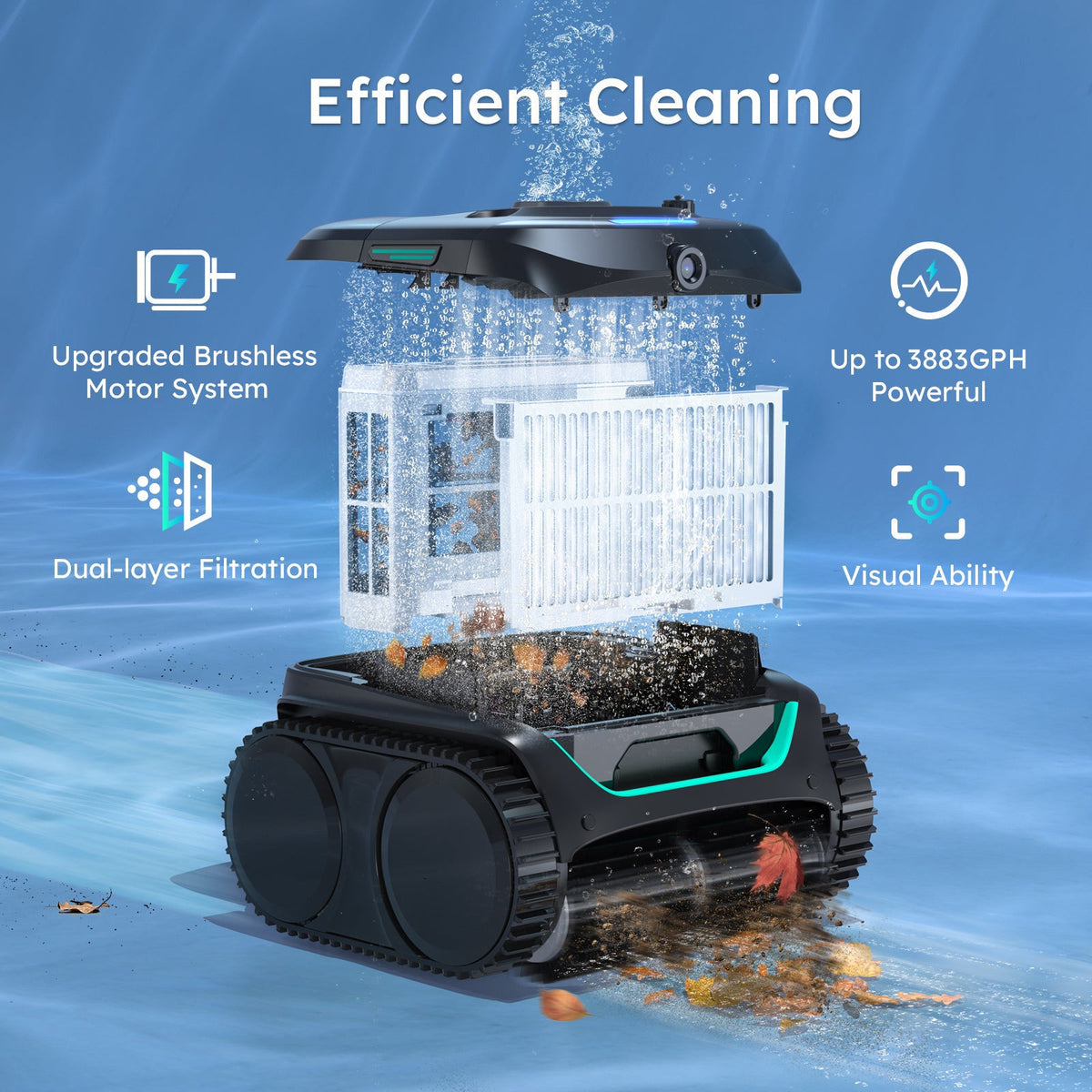 WYBOT C2 Vision Robotic Pool Cleaner - product image 6