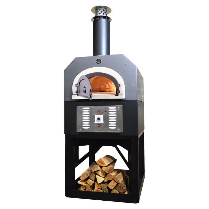 Chicago Brick Oven CBO-750 Hybrid Commercial Outdoor Pizza Oven on Stand