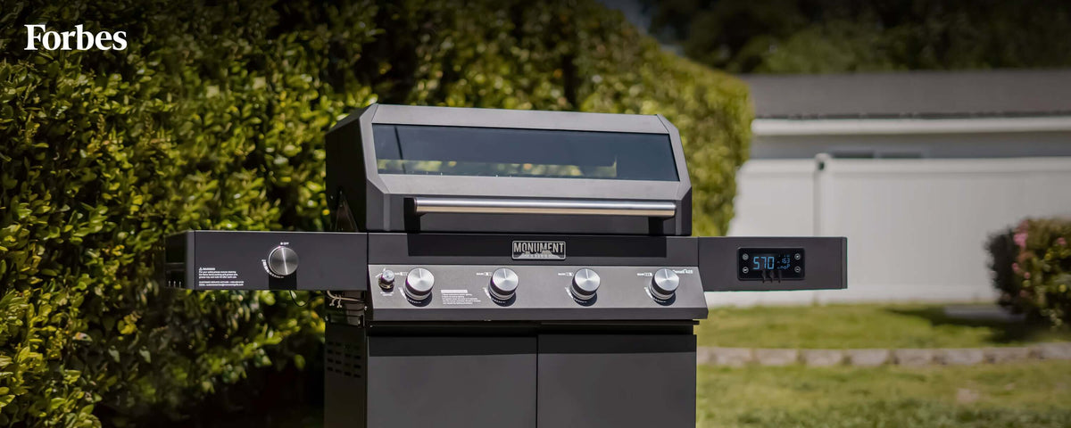 Monument Grills Denali 425 Series Smart Tech Propane Gas Grill, 4 Burners, Black