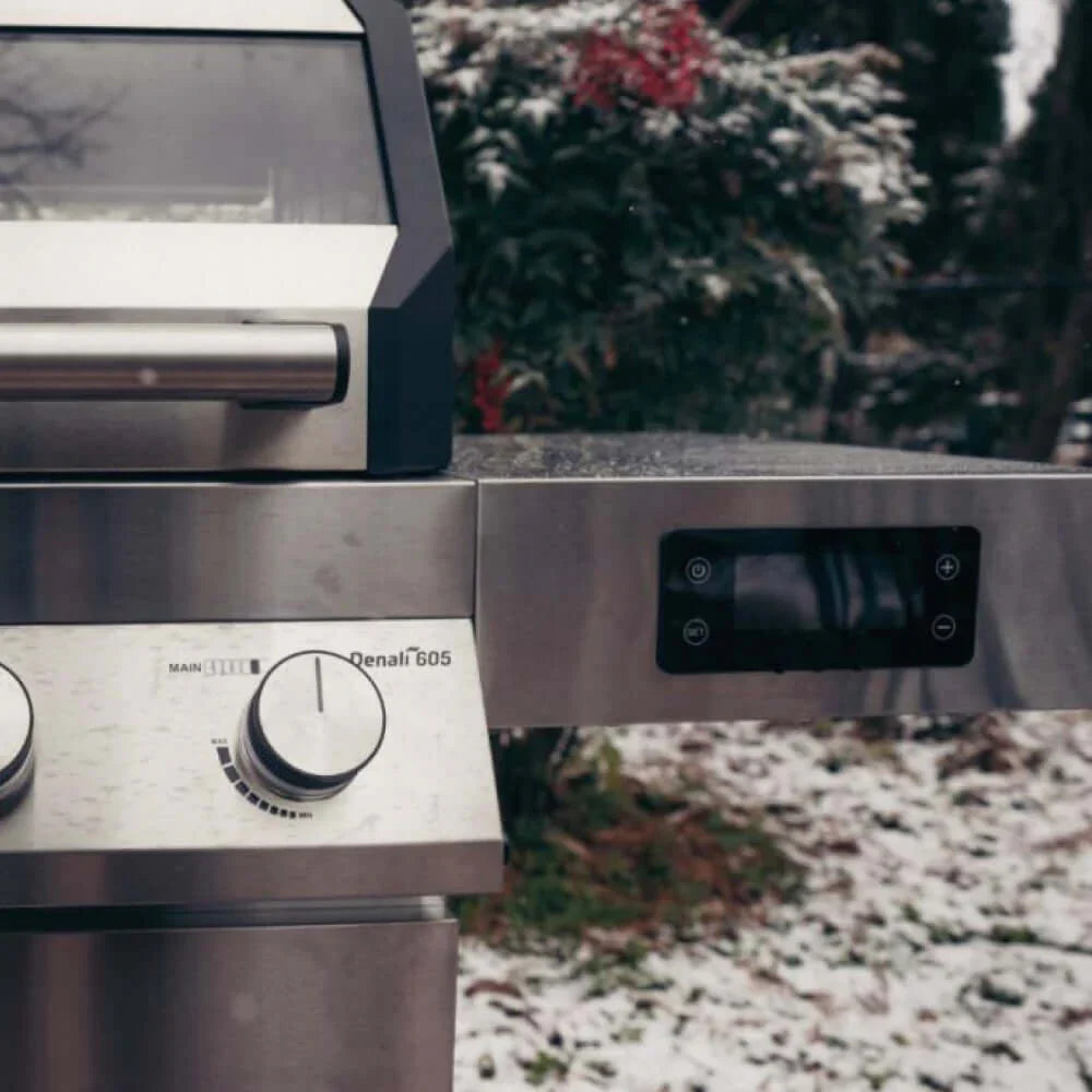 Monument Grills Denali 605 Series Smart Tech Propane Gas Grill, 6 Burners, Natural Gas Convertible, Stainless Steel
