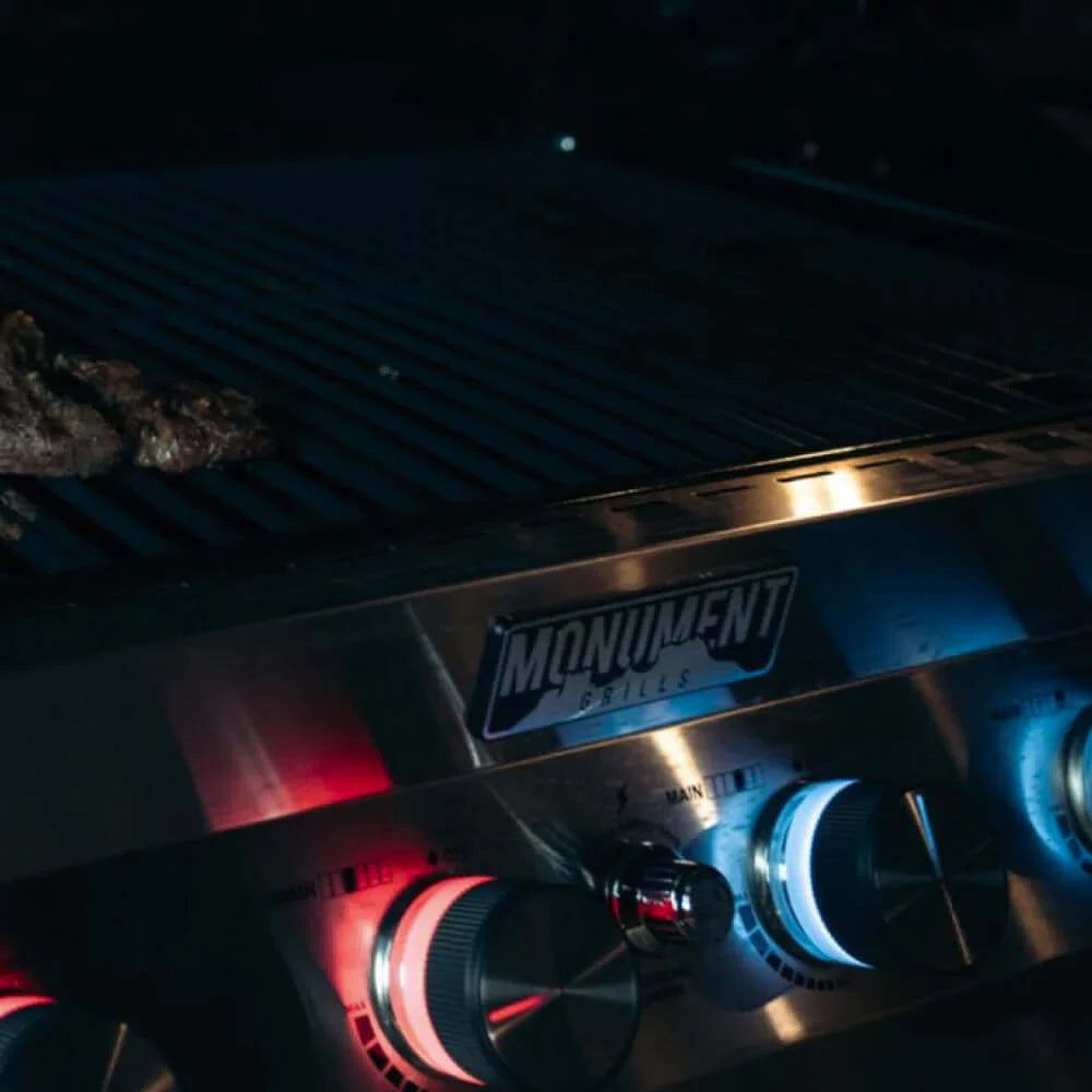 Monument Grills Denali 605 Series Smart Tech Propane Gas Grill, 6 Burners, Natural Gas Convertible, Stainless Steel