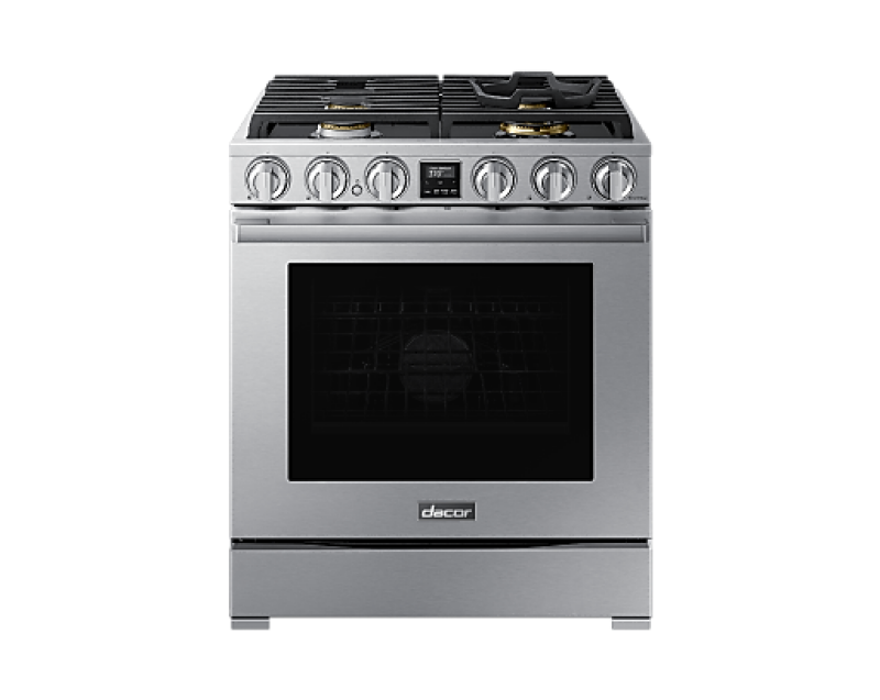 Dacor DOP30T840GS 30-inch Gas Range Silver Stainless