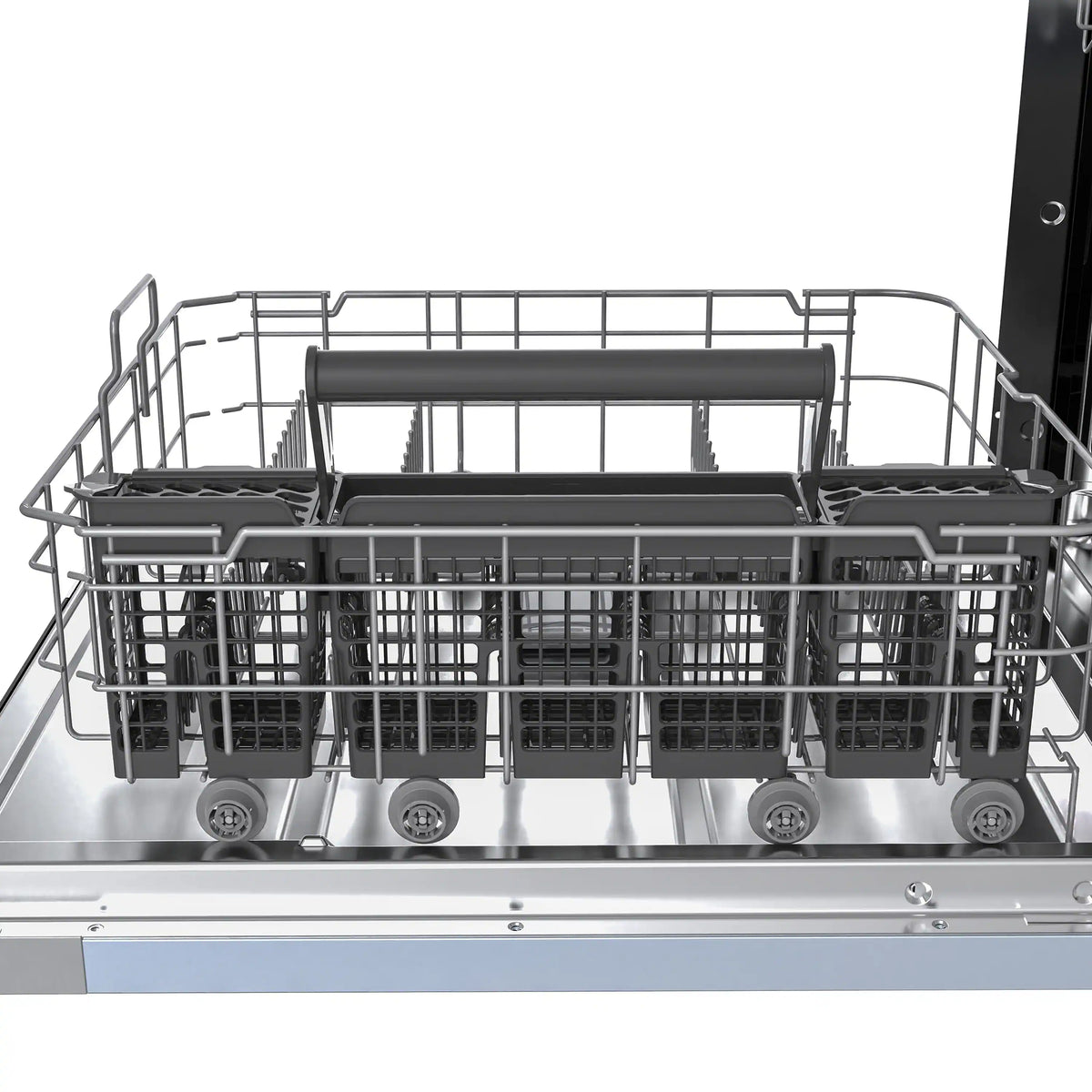 Forno Rivestito 24-Inch Built-In Panel Ready Dishwasher, 45 dB Quiet Operation, Energy Star, Stainless Steel Interior (FDWBI8011-24)