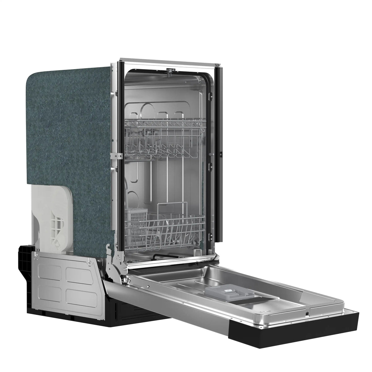 Forno Polo 18-Inch Built-In Dishwasher, Stainless Steel (FDWBI8041-18S)