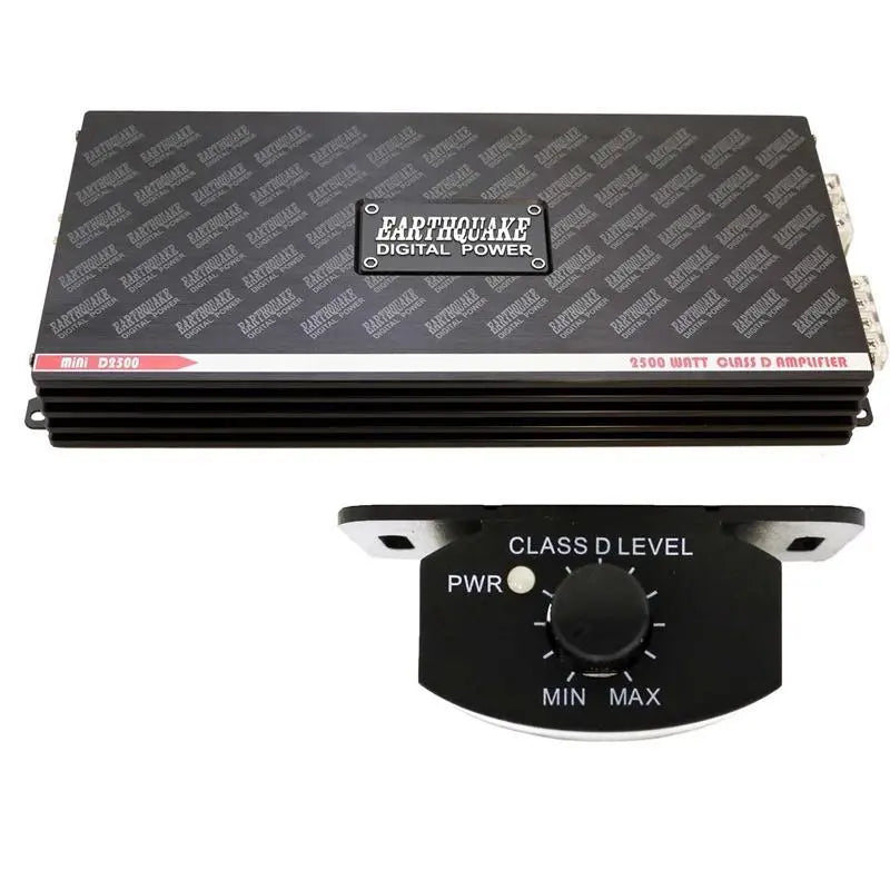 Earthquake Mini D2500 2nd Gen Monoblock Class D 2500W Car Amplifier