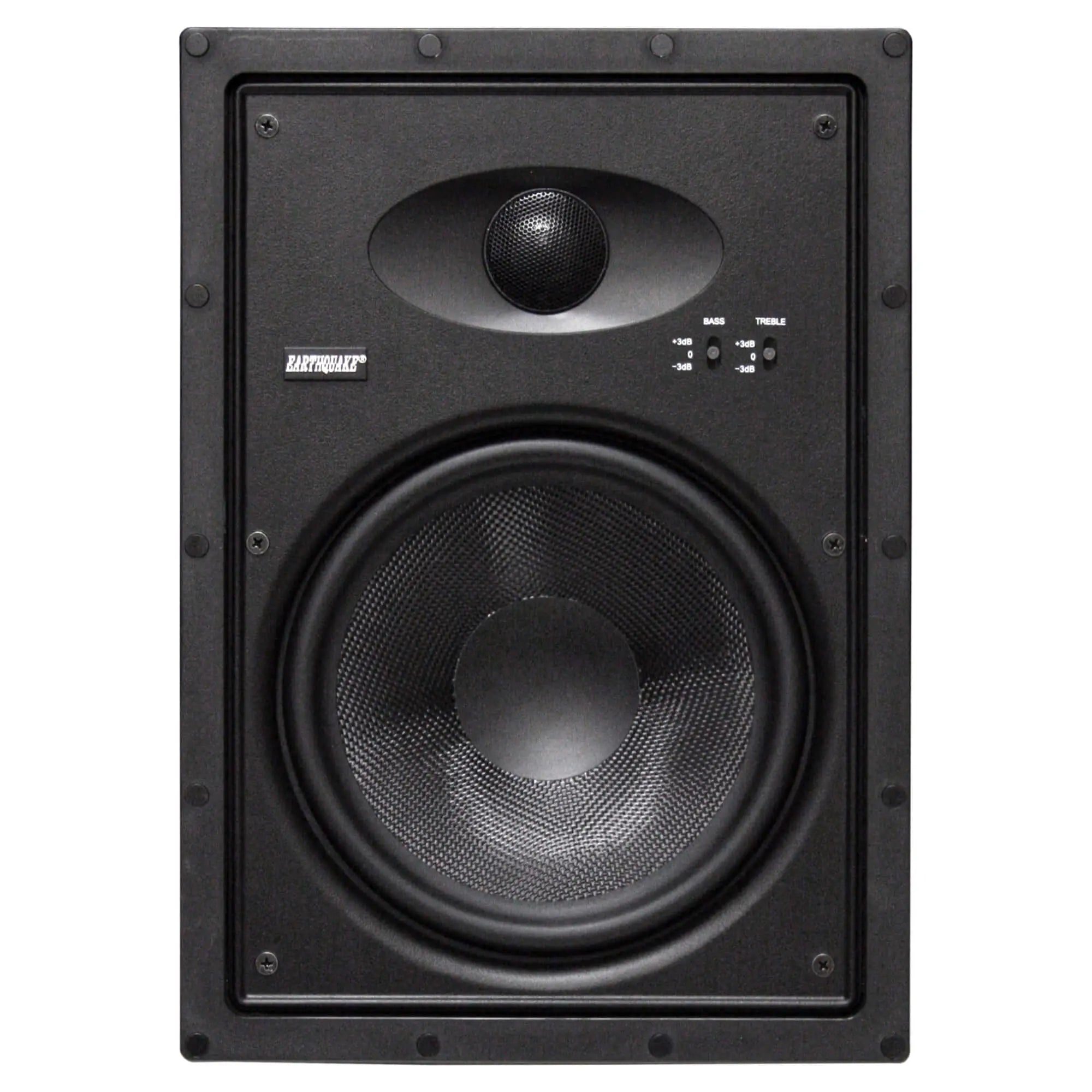 Earthquake Sound EWS800 500 Watts Max 8 inch 8 Ohm Edgeless In-Wall Speaker (Pair)
