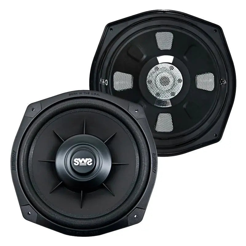 Earthquake Sound SWS-8Xi 8" 2 Ohm High Performance Shallow Subwoofer with Adapter Ring and Harness (Pair)