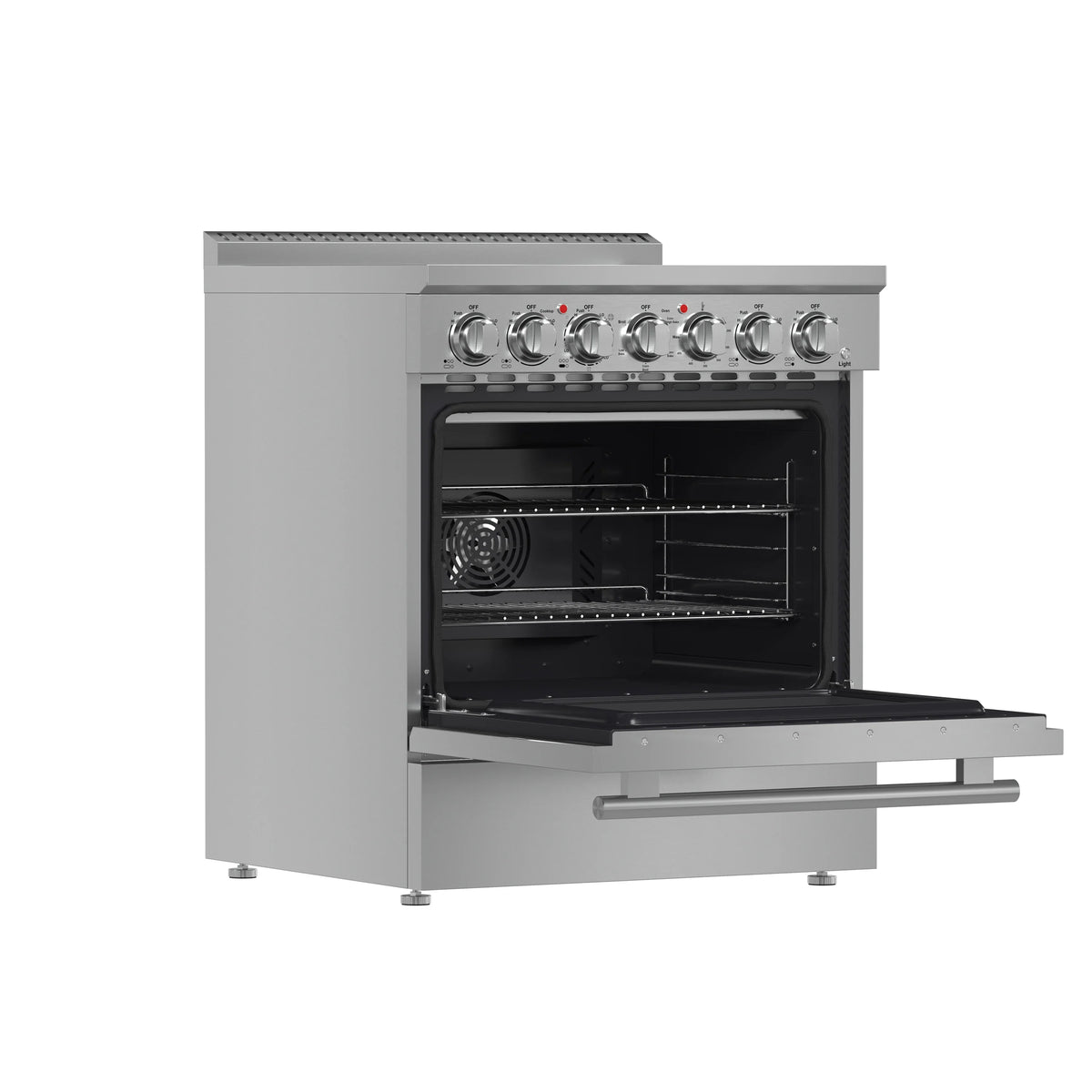 Forno Paolo 30-Inch Freestanding Electric Range, Stainless Steel (FFSEL6011-30)