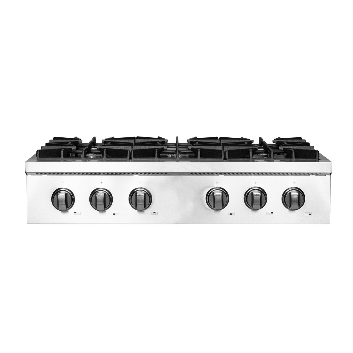 Forno 2-Piece Appliance Package - 36-Inch Villarosa Gas Rangetop & Double Wall Oven in Stainless Steel
