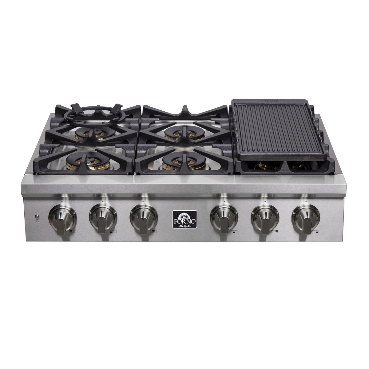 Forno Spezia 36-inch gas rangetop FCTGS5751-36 - cooktop front