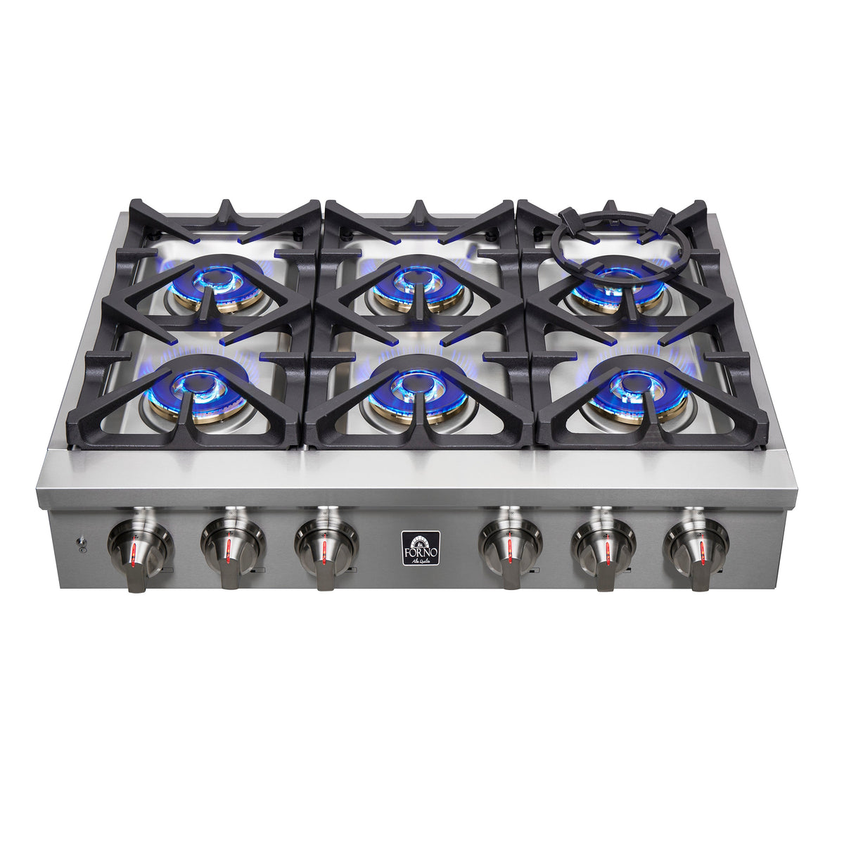 Forno Spezia 36-inch gas rangetop FCTGS5751-36 - sealed brass burners