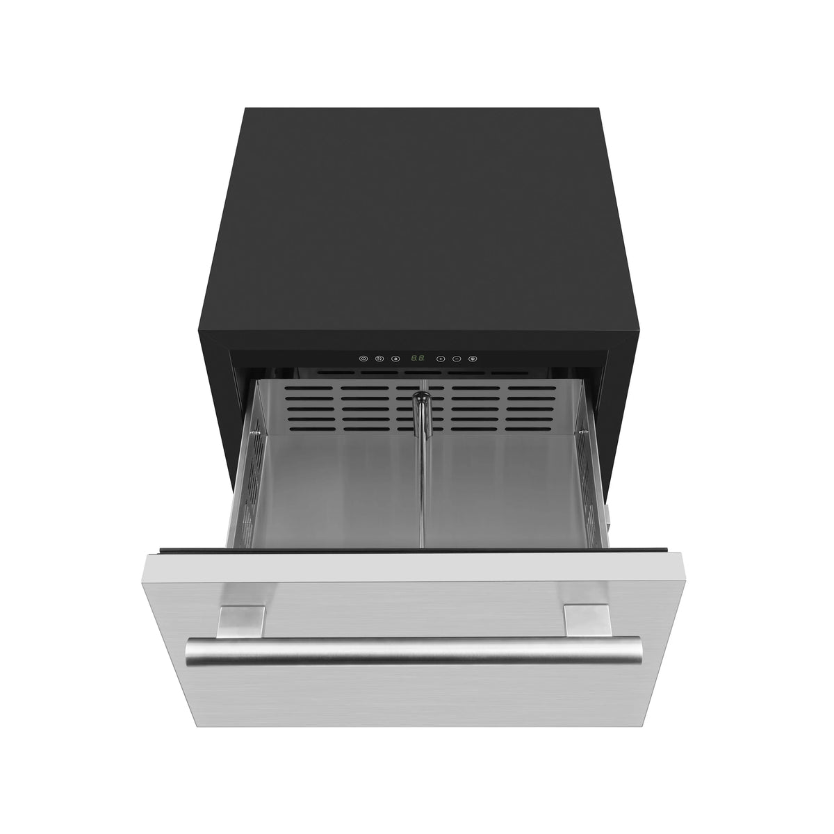 Forno Cosenza 24-Inch Built-In Indoor/Outdoor Drawer Freezer, 4.69 Cu. Ft., Ice Maker (FDRBI1838-24S)