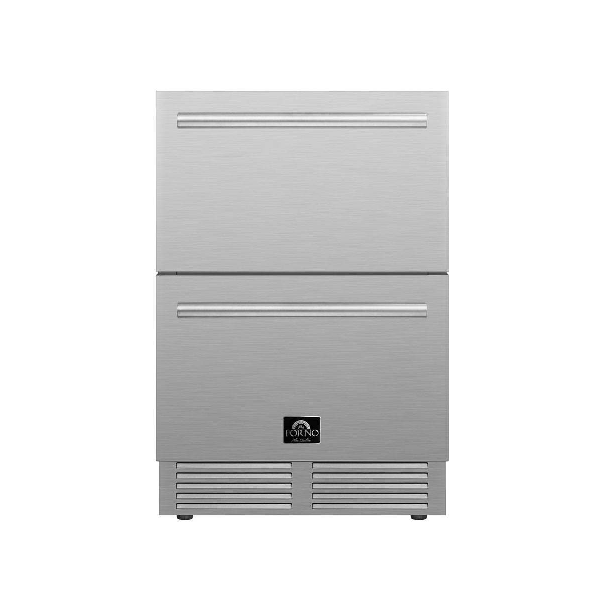 Forno Como 24-Inch Indoor/Outdoor Refrigerator Drawer, 4.87 Cu. Ft., Stainless Steel (FDROD1611-24S)