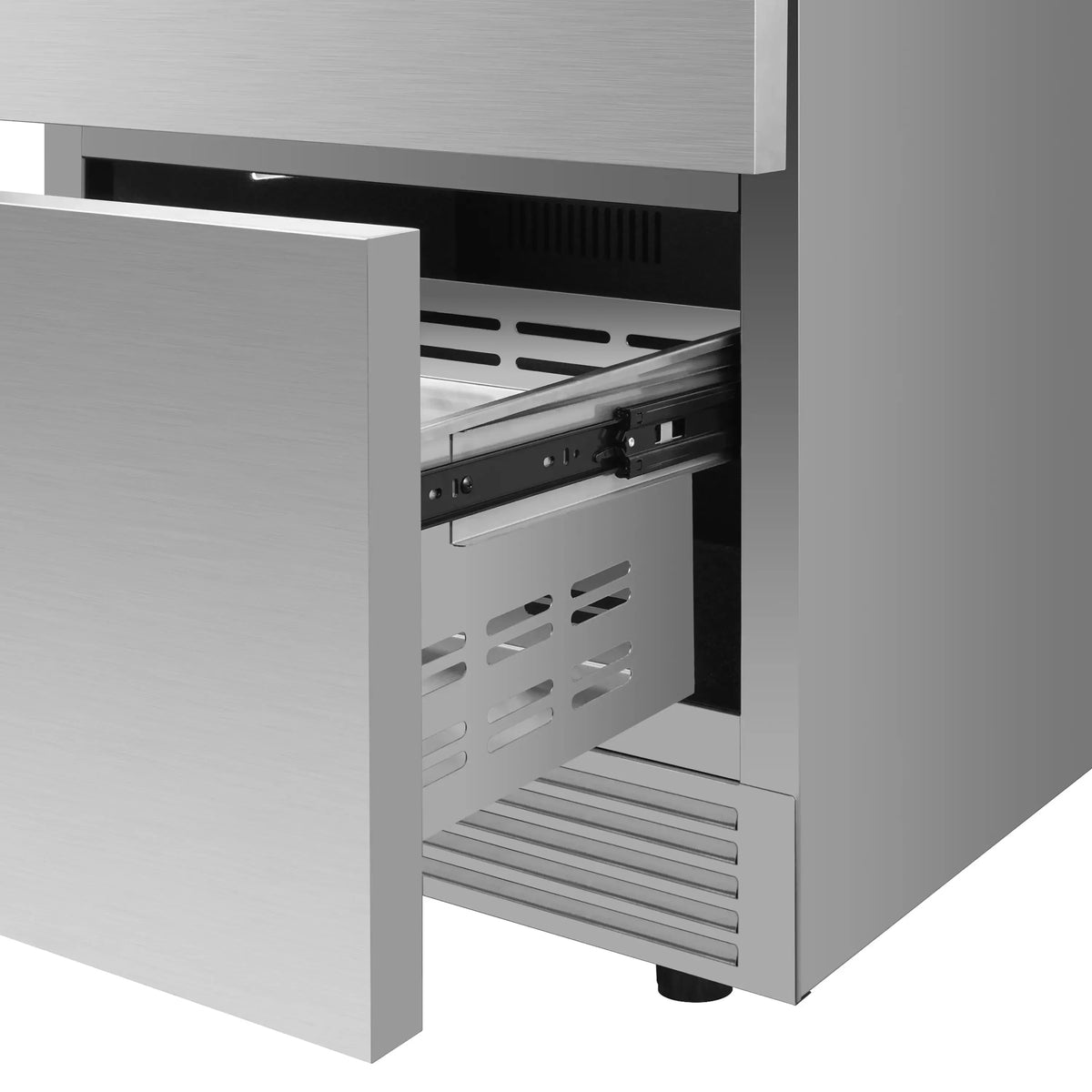Forno Como 24-Inch Indoor/Outdoor Refrigerator Drawer, 4.87 Cu. Ft., Stainless Steel (FDROD1611-24S)