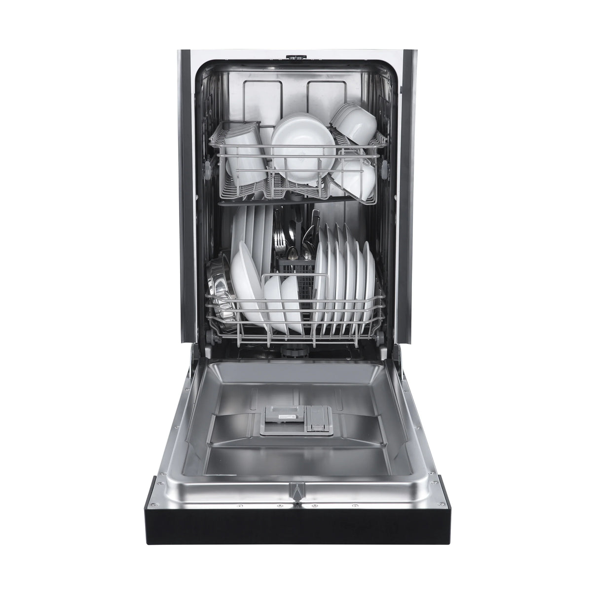 Forno Polo 18-Inch Built-In Dishwasher, Black (FDWBI8041-18BLK)