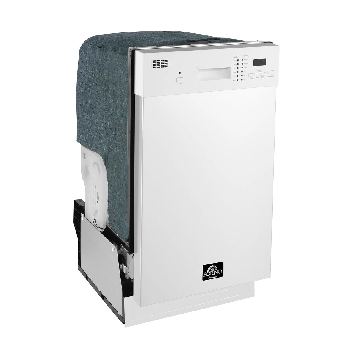Forno Polo 18-Inch Built-In Dishwasher, White (FDWBI8041-18WHT)