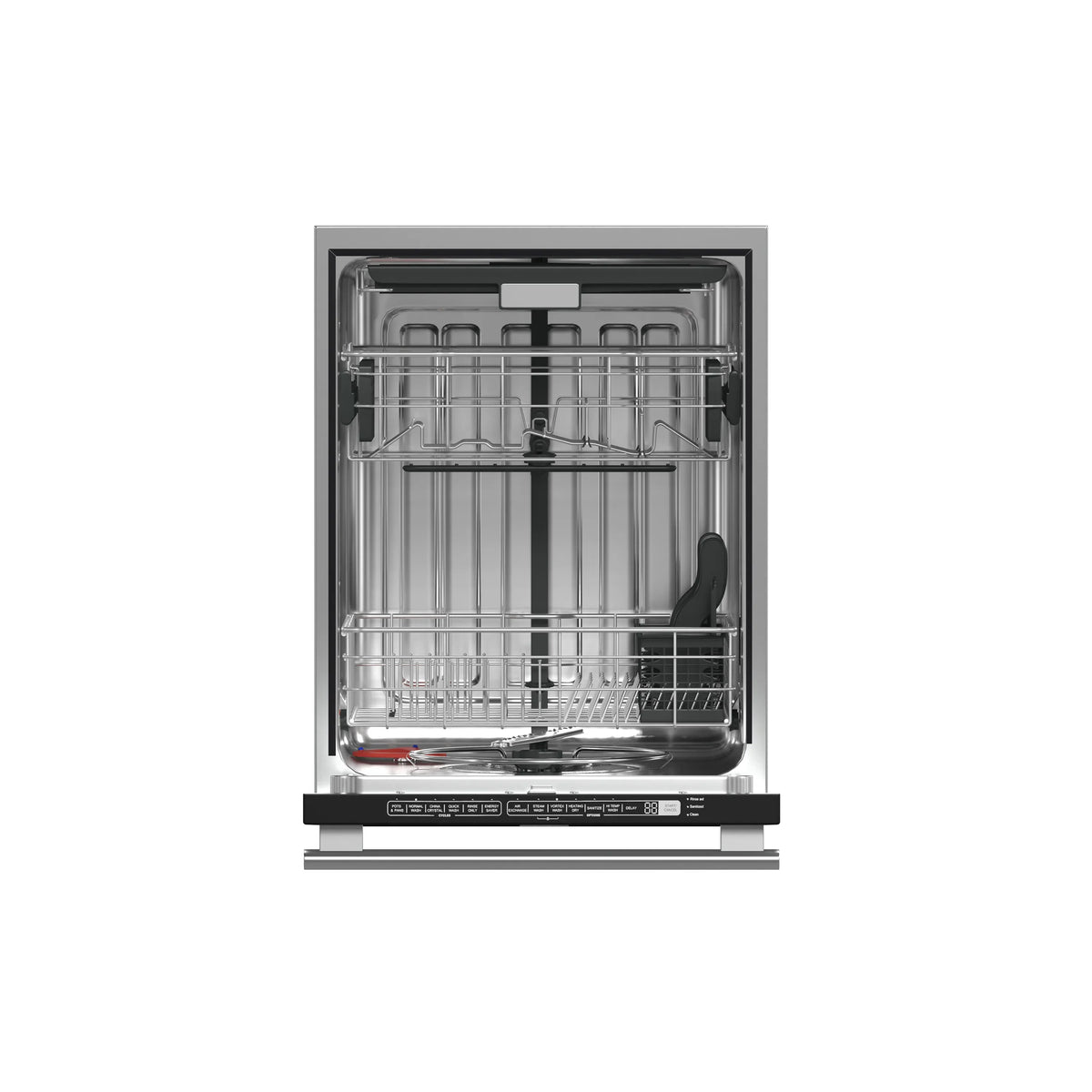 Forno Pozzo 24-Inch Built-In Dishwasher, 49 dBA, Top Control, Third Rack, Stainless Steel (FDWBI8067-24S)