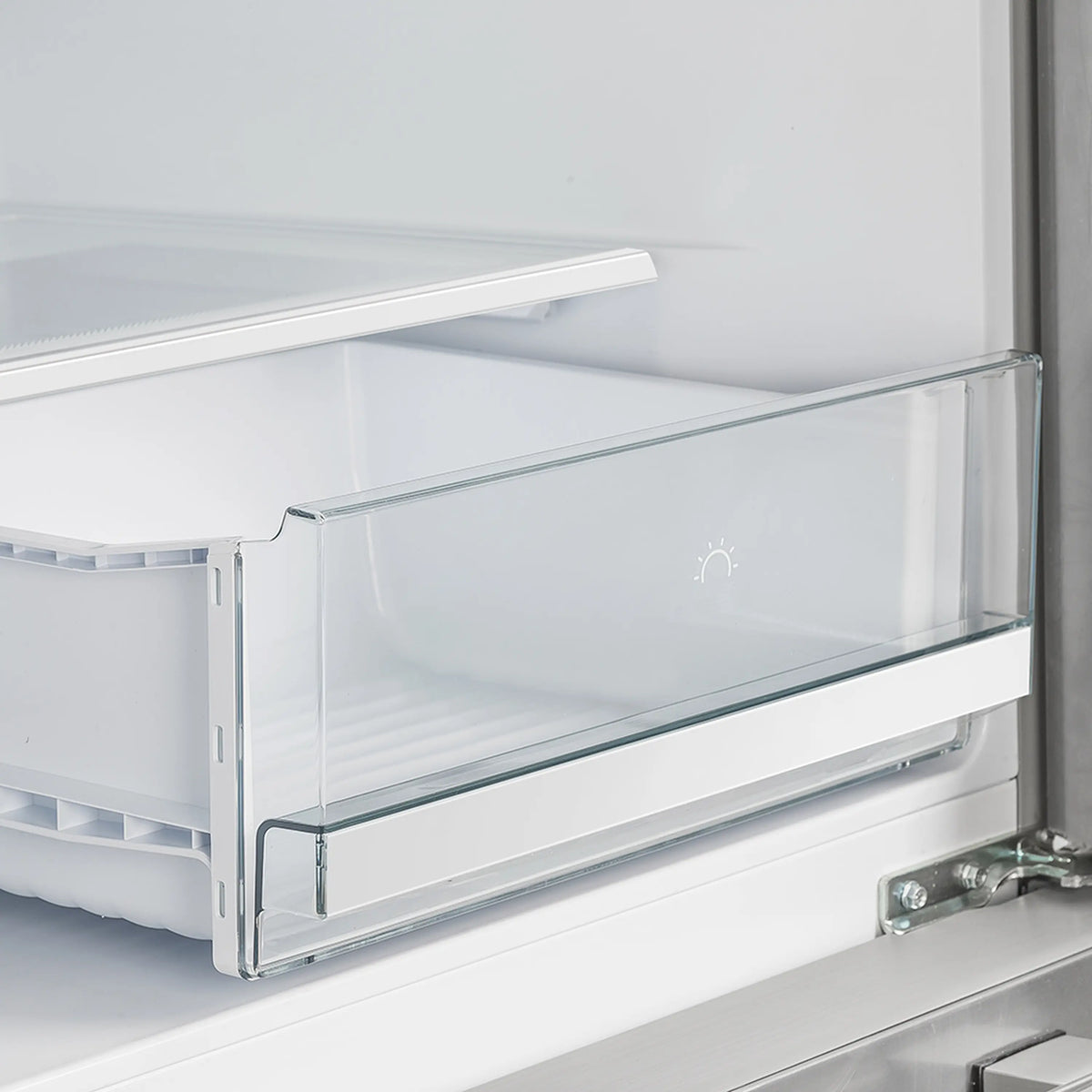 Forno Moena 36-Inch Built-In French Door Refrigerator, 19.2 Cu. Ft., Modern Decorative Grille, Stainless Steel (FFRBI1820-40MG)
