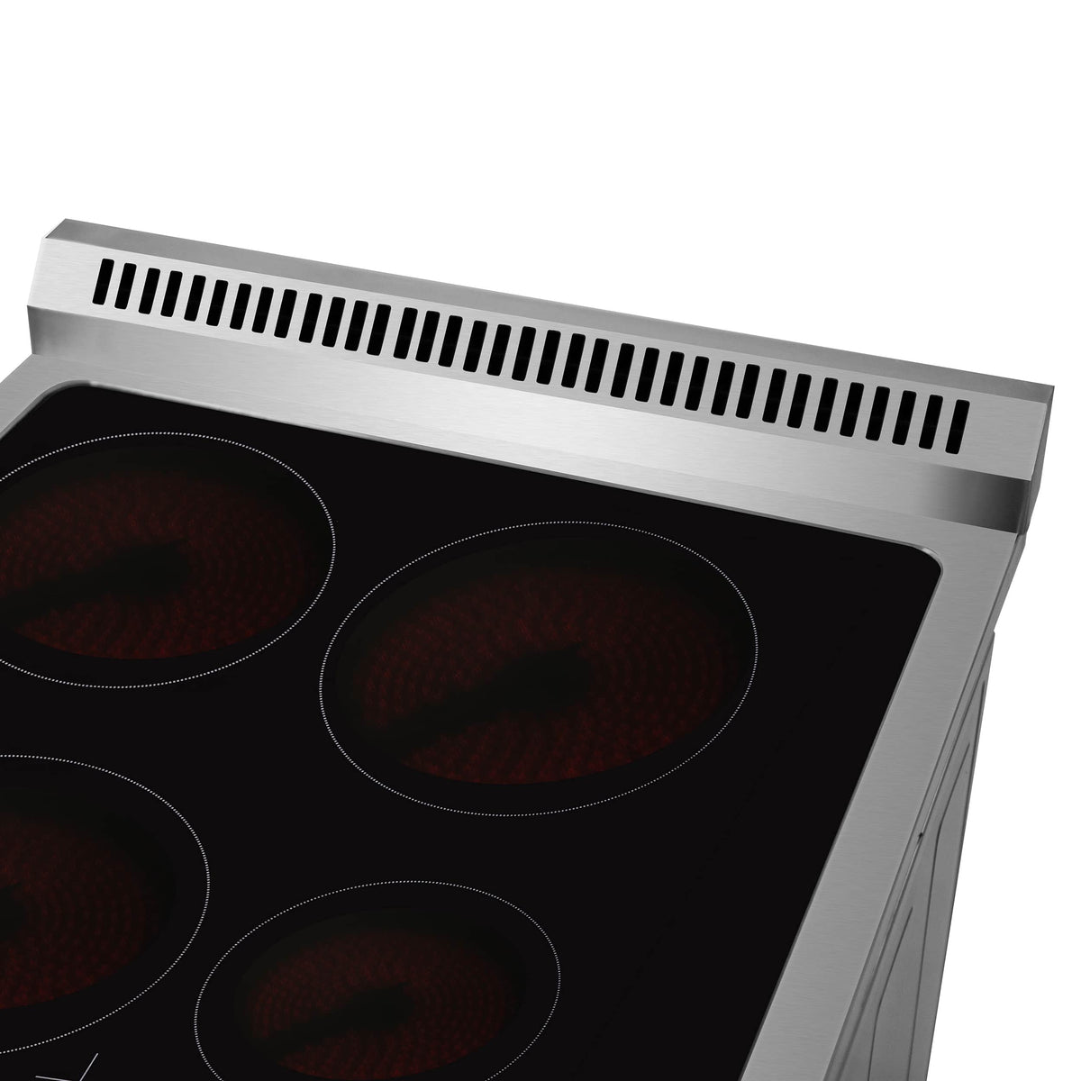 Forno Loiano 24-Inch Freestanding Electric Range, 4 Burners, Stainless Steel (FFSEL6069-24)