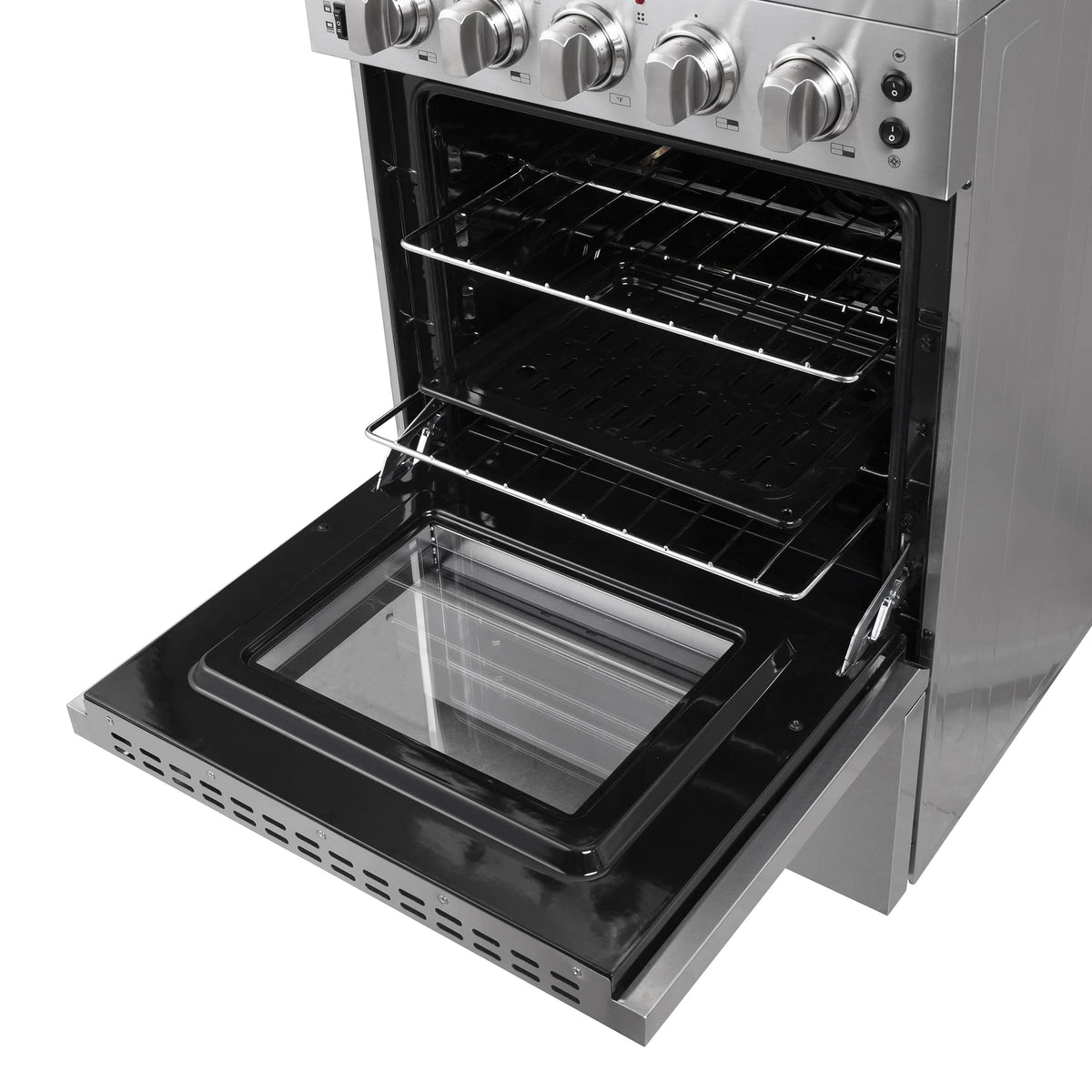 Forno Loiano 24-Inch Freestanding Electric Range, 4 Burners, Stainless Steel (FFSEL6069-24)