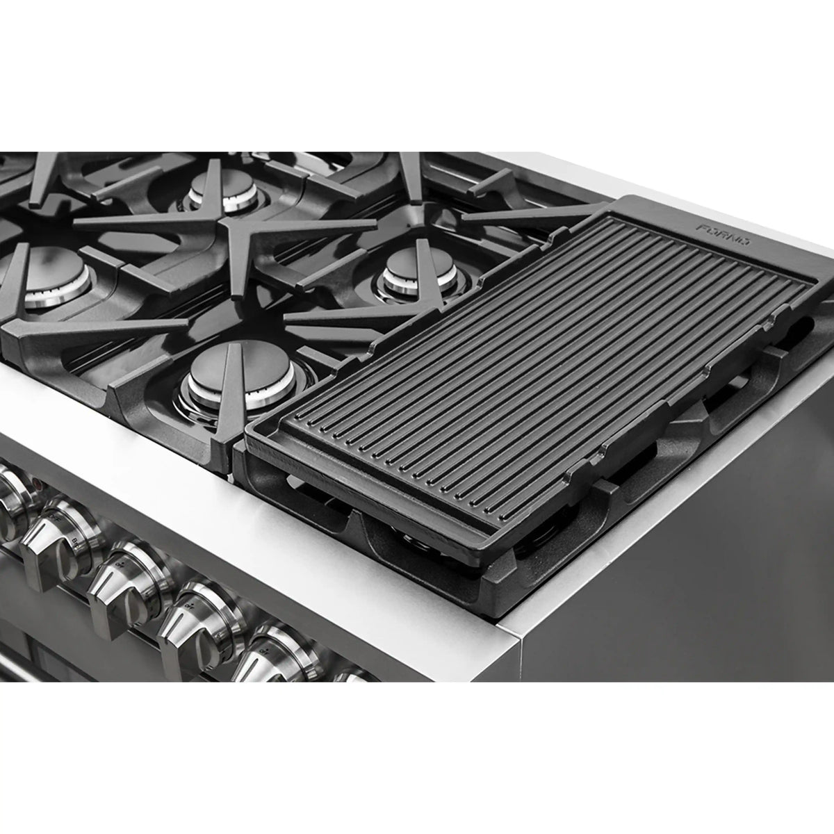 Forno Massimo 48-Inch Freestanding Gas Range, Stainless Steel (FFSGS6239-48)