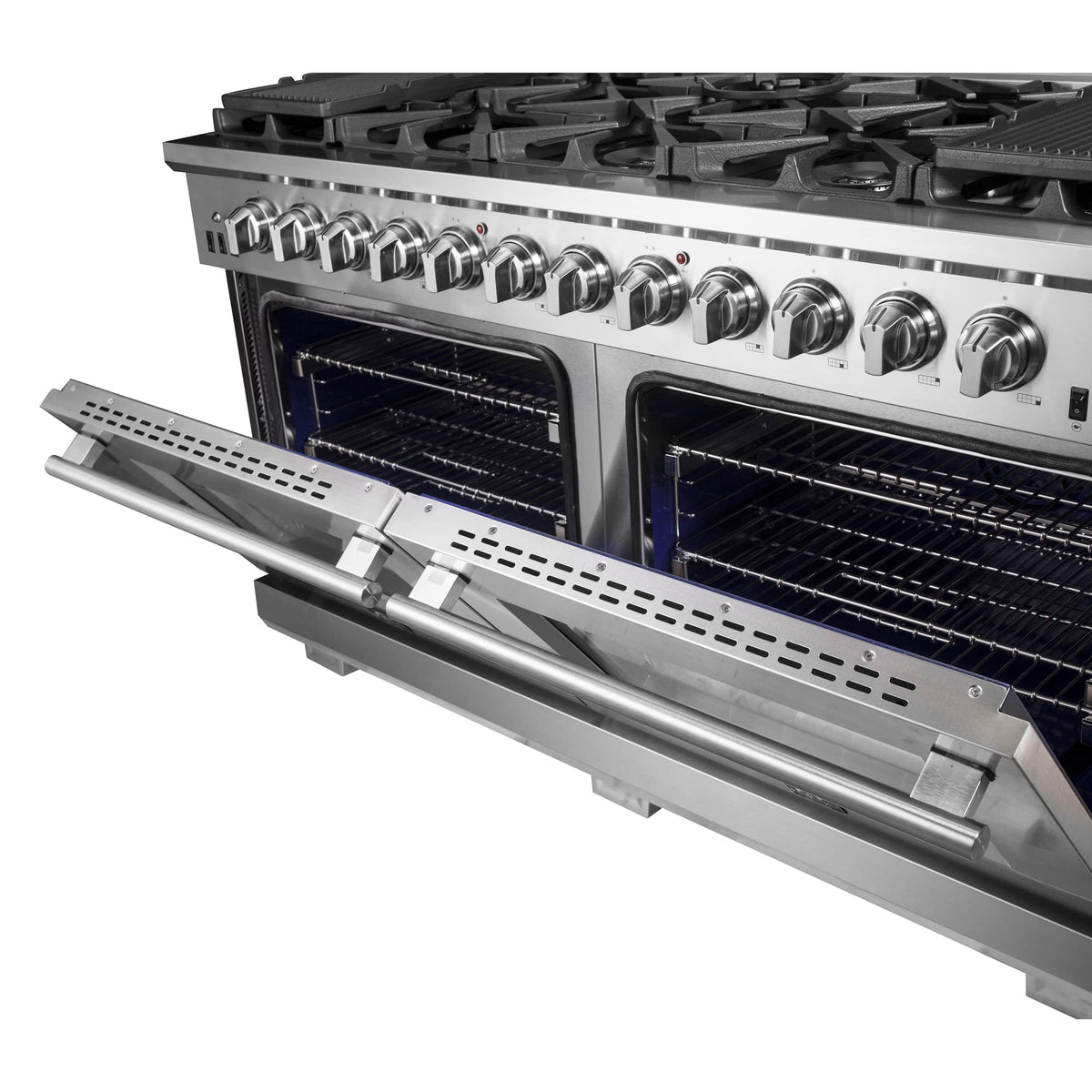 Forno Capriasca 60-Inch Freestanding Gas Range, 10 Burners, 200,000 BTUs (FFSGS6260-60)
