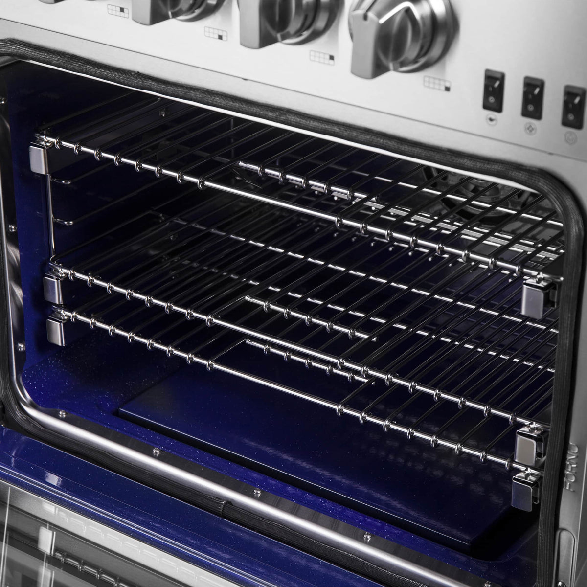 Forno Capriasca 60-Inch Freestanding Gas Range, 10 Burners, 200,000 BTUs (FFSGS6260-60)
