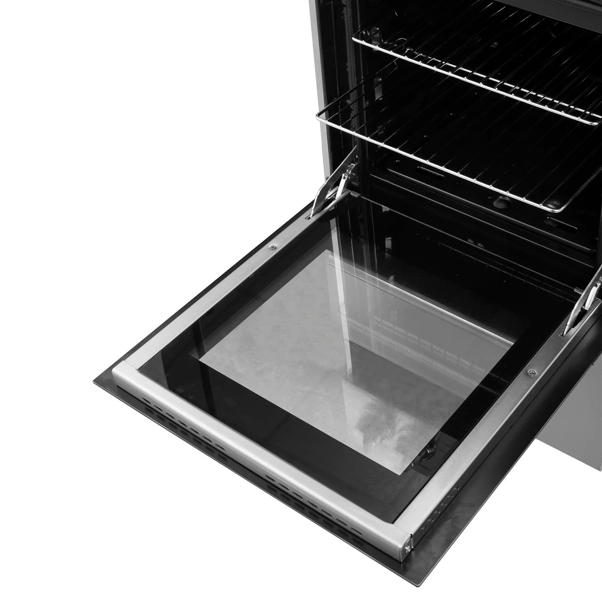 Forno Lamazze 20-Inch Freestanding Gas Range, 4 Burners, 21,200 BTUs, Stainless Steel (FFSGS6265-20)
