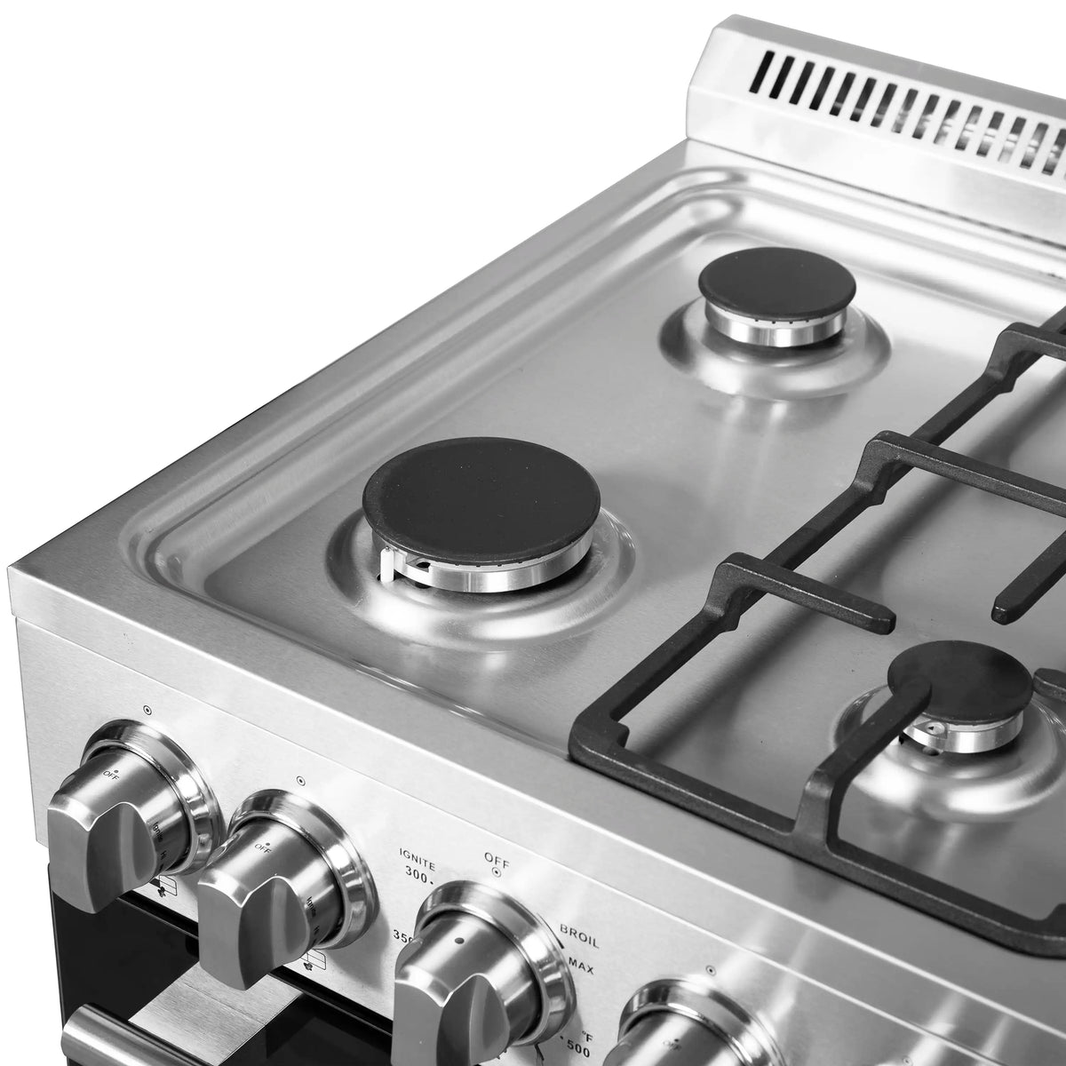 Forno Lamazze 20-Inch Freestanding Gas Range, 4 Burners, 21,200 BTUs, Stainless Steel (FFSGS6265-20)