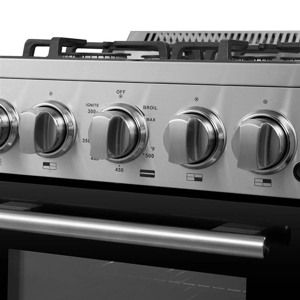 Forno Lamazze 20-Inch Freestanding Gas Range, 4 Burners, 21,200 BTUs, Stainless Steel (FFSGS6265-20)