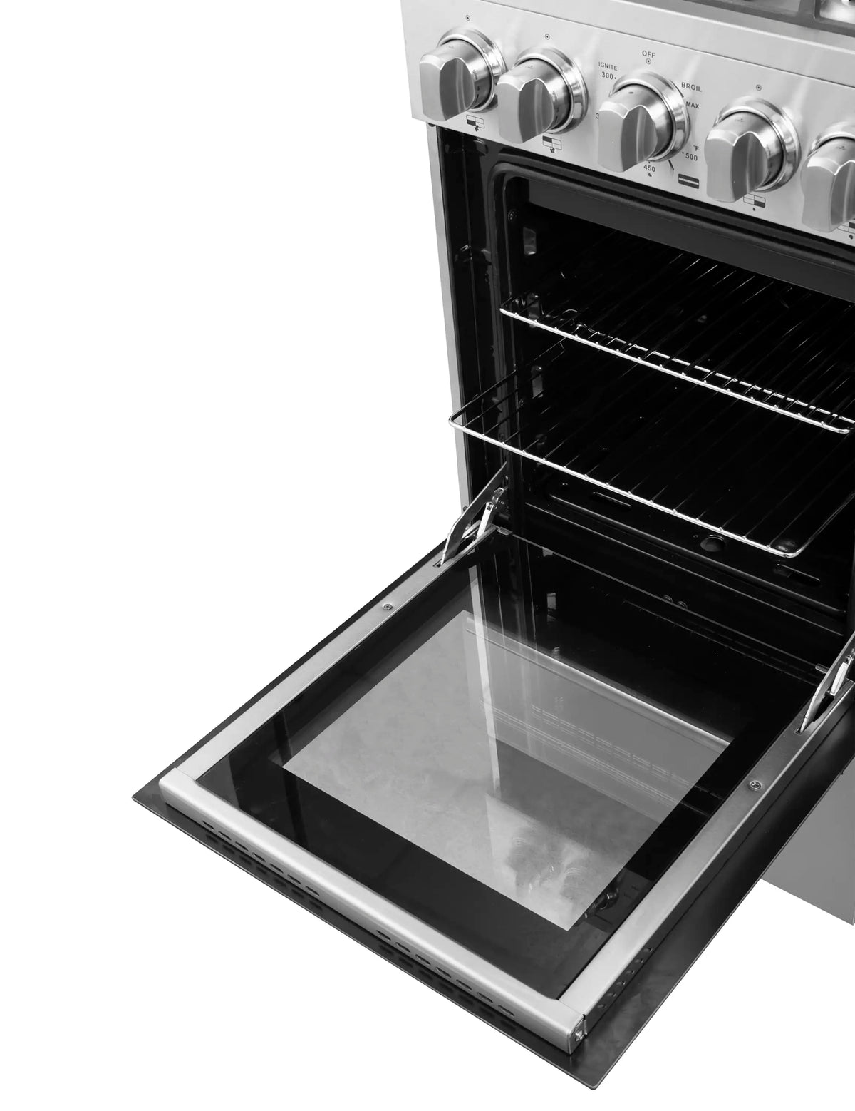 Forno Lamazze 20-Inch Freestanding Gas Range, 4 Burners, 21,200 BTUs, Stainless Steel (FFSGS6265-20)